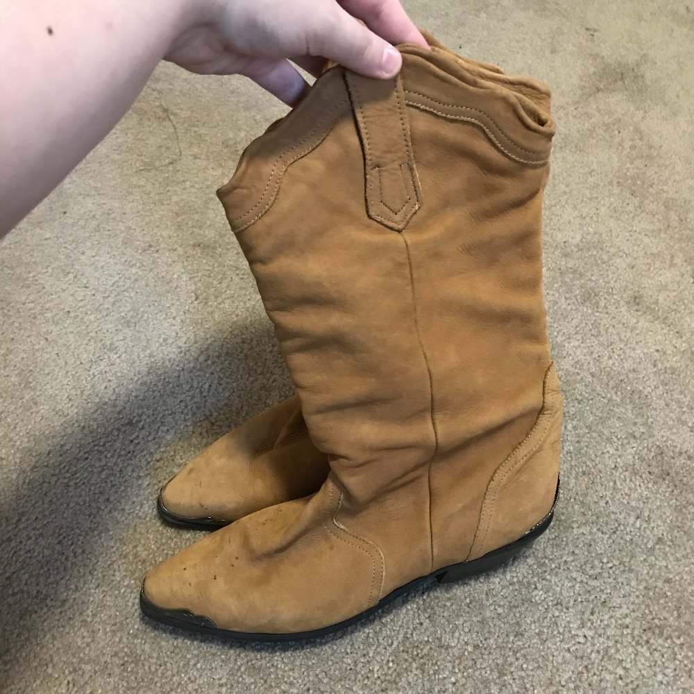 Vintage eagle slouch cowboy boots - Picture 3 of 9